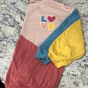 365 Kids Colorful Love Sweatshirt